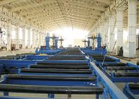 Linia do produkcji ciężkich przenośników rolkowych, 2,5 t / m Ładowanie Transfoming H Beam Line