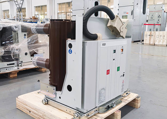 12KV Wewnętrzny wysuwny wyłącznik próżniowy 1250A VCB Wysokie napięcie prądu przemiennego do rozdzielnicy