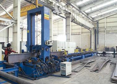 Linia produkcyjna o dużej wytrzymałości H Beam 200-800mm Szerokość płyty kołnierza Pionowo