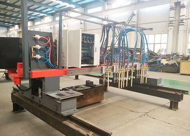 Gantry Type Automatyczna maszyna do cięcia plazmą i płomieniem CNC z palnikami Multi Strip