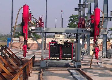 Zanurzona linia wiązań H Beam, podwójny system napędowy typu łodzi Maszyna do cięcia gazowego