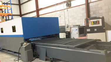 Zamknij pokrywę Cnc Laser Steel Cutting Machine 380V 50Hz / 60Hz Acid Wash Plate