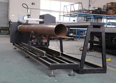 3-osiowa przecinająca się plazma CNC maszyna do cięcia rur z płomieniem z zaawansowanym programem technicznym