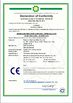 Chiny METALWORK MACHINERY (WUXI) CO.LTD Certyfikaty